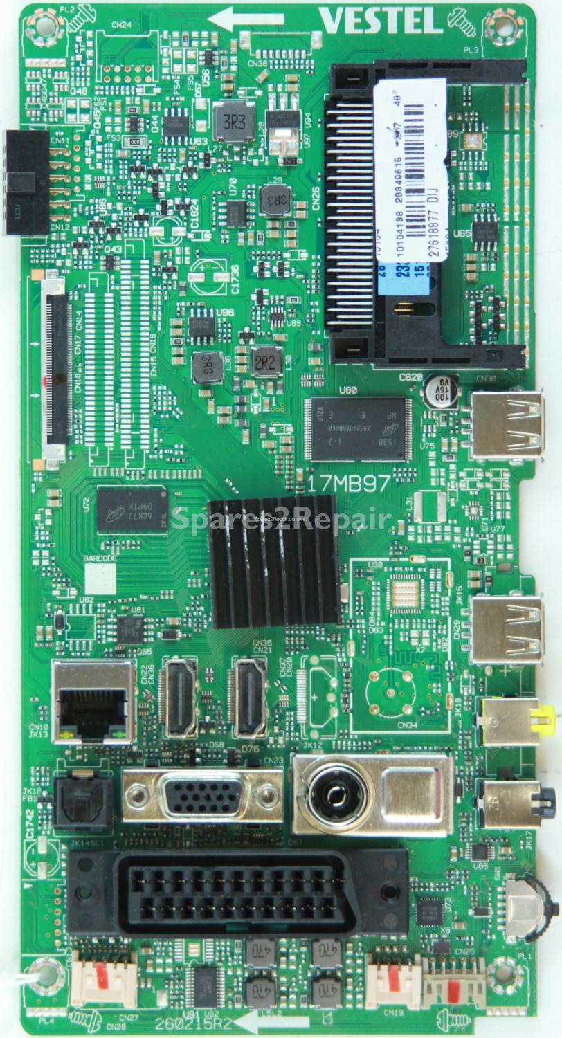 Hitachi 48HBT62U - Main AV - 23349615 - 17MB97 - 260215R2