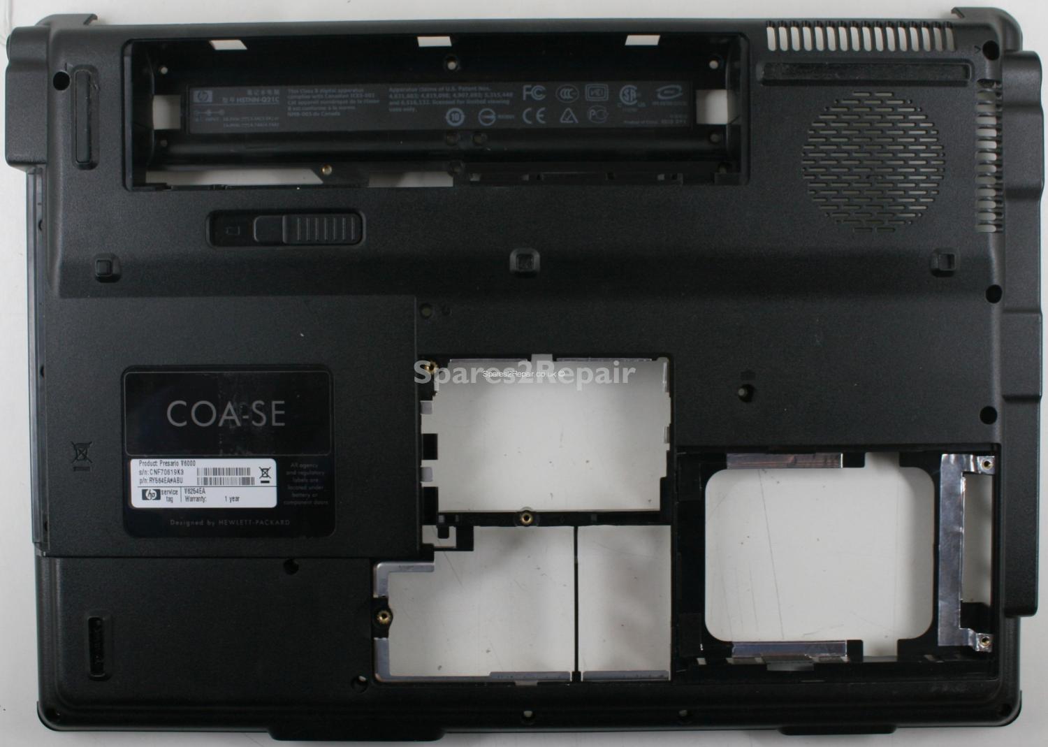 HP Compaq Presario V6000 - Bottom Base - 431427-001
