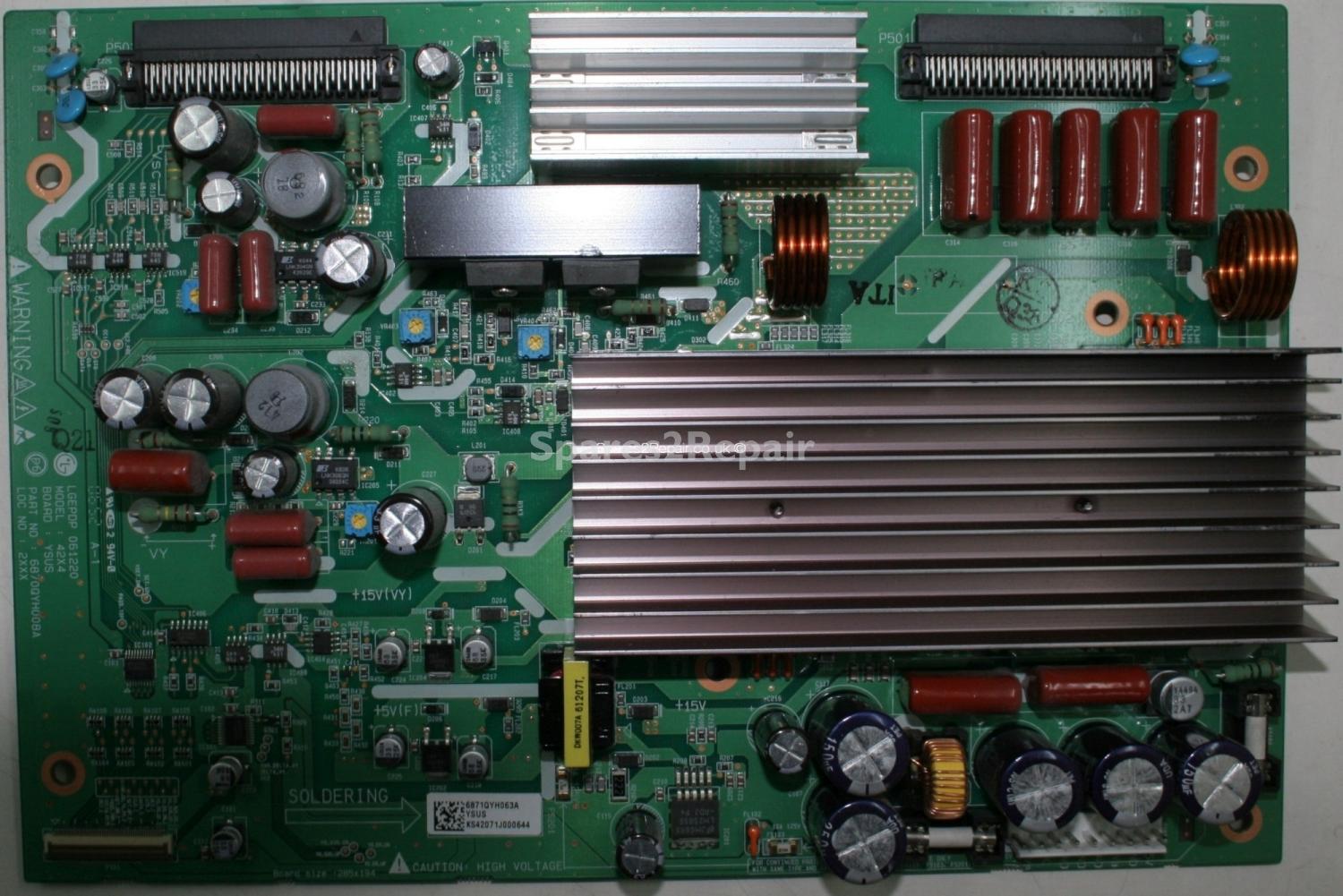 LG 42PC55 - YSUS - 6871QYH063A - 6870QYH008A - PDP 061220 - 42X4 YSUS