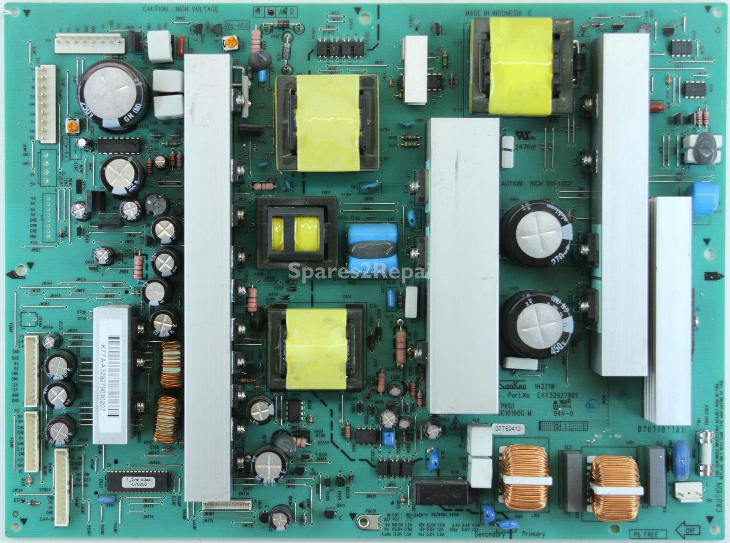 LG 42PC55 - PSU - EAY32927901 - 1H371W - PSC10190G M - PKG1