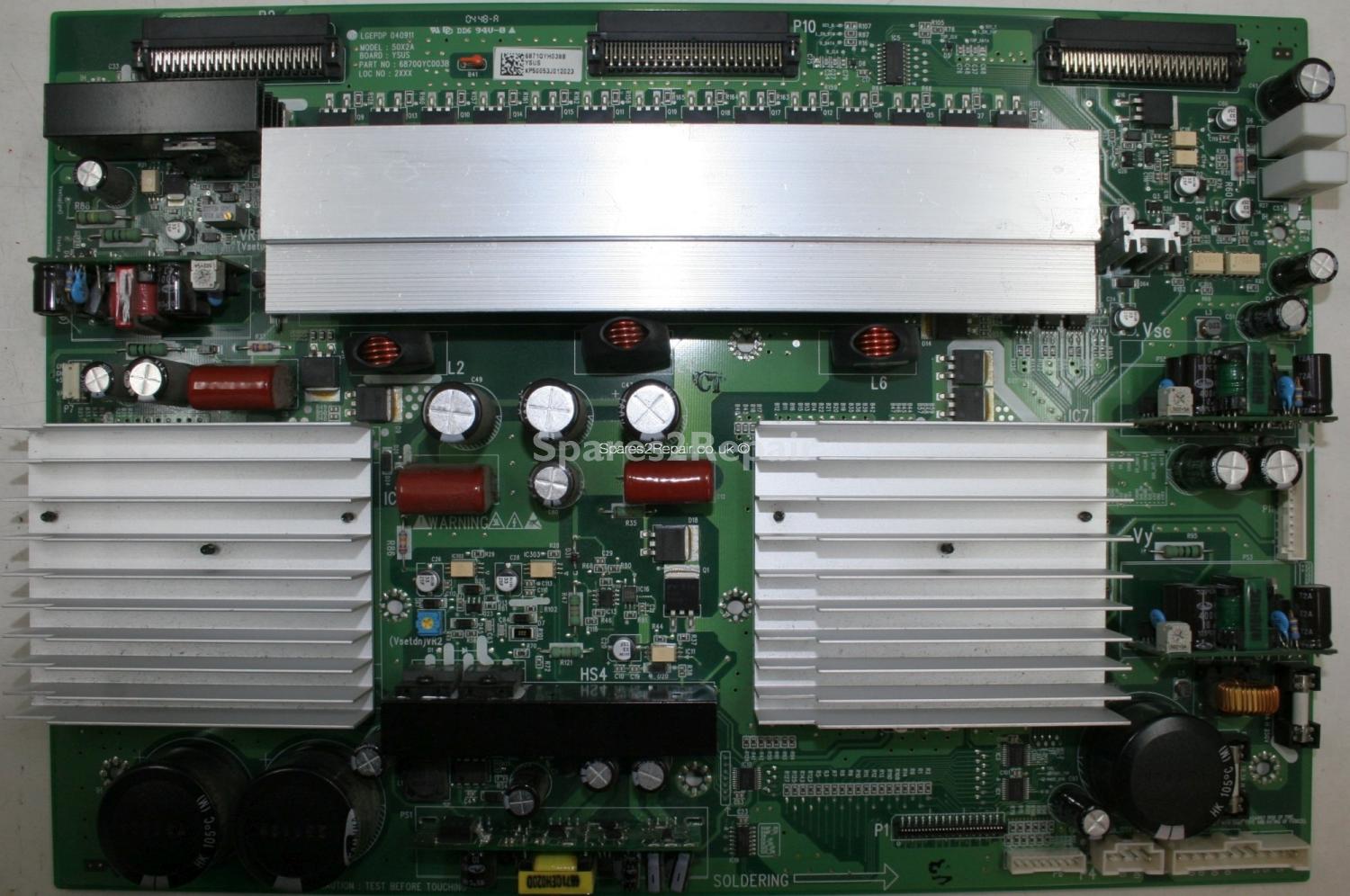 LG RZ-50PY10 - YSUS - 6871QYH038B - 6870QYC003B - PDP 040911 - 50X2A