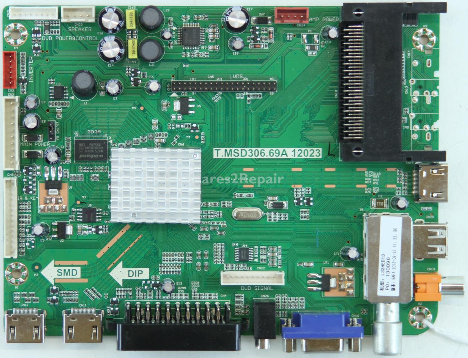 Logik L32HED13 - Main AV - T.MSD306.69A - 12023 - A13092962 - ST3151A04-1