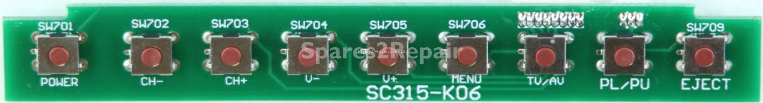 Logik L32HED13A - Buttons - SC315-K06 (Without Plastic)