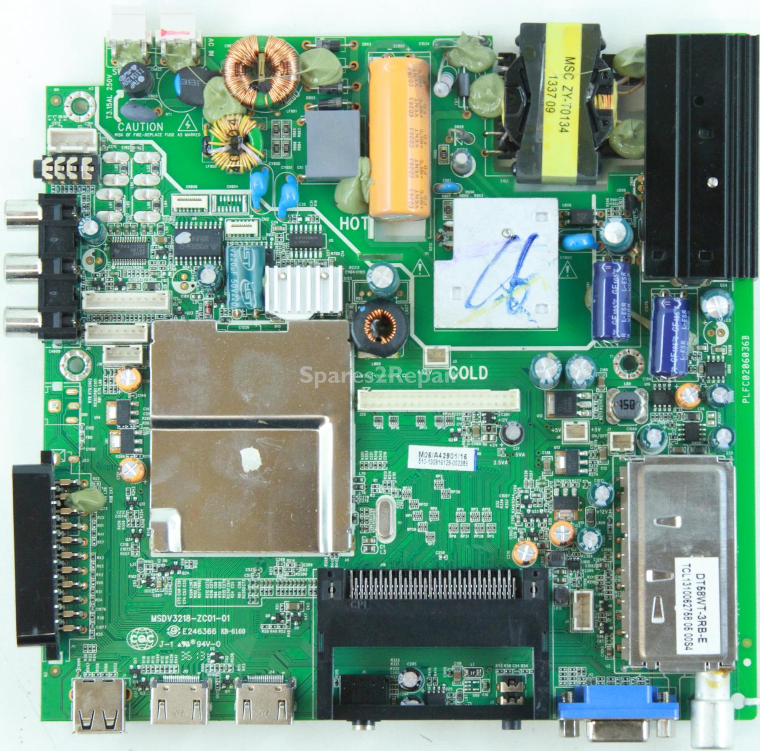 Logik L32HE23 - Main AV - M06/A42901/16 - PLFC0206036B - MSDV3218-ZC01-01