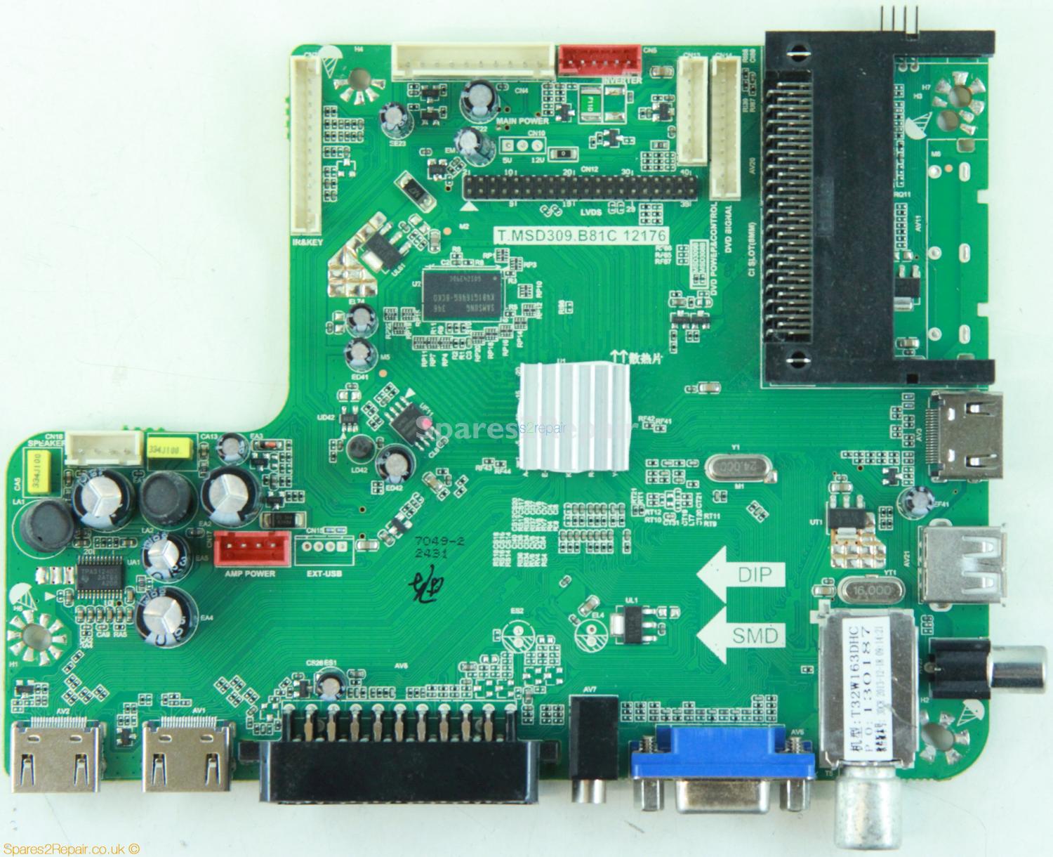 Logik L32HED13A - Main AV - B13127049 - T.MSD309.B81C - 12176 - ST3151A05-05