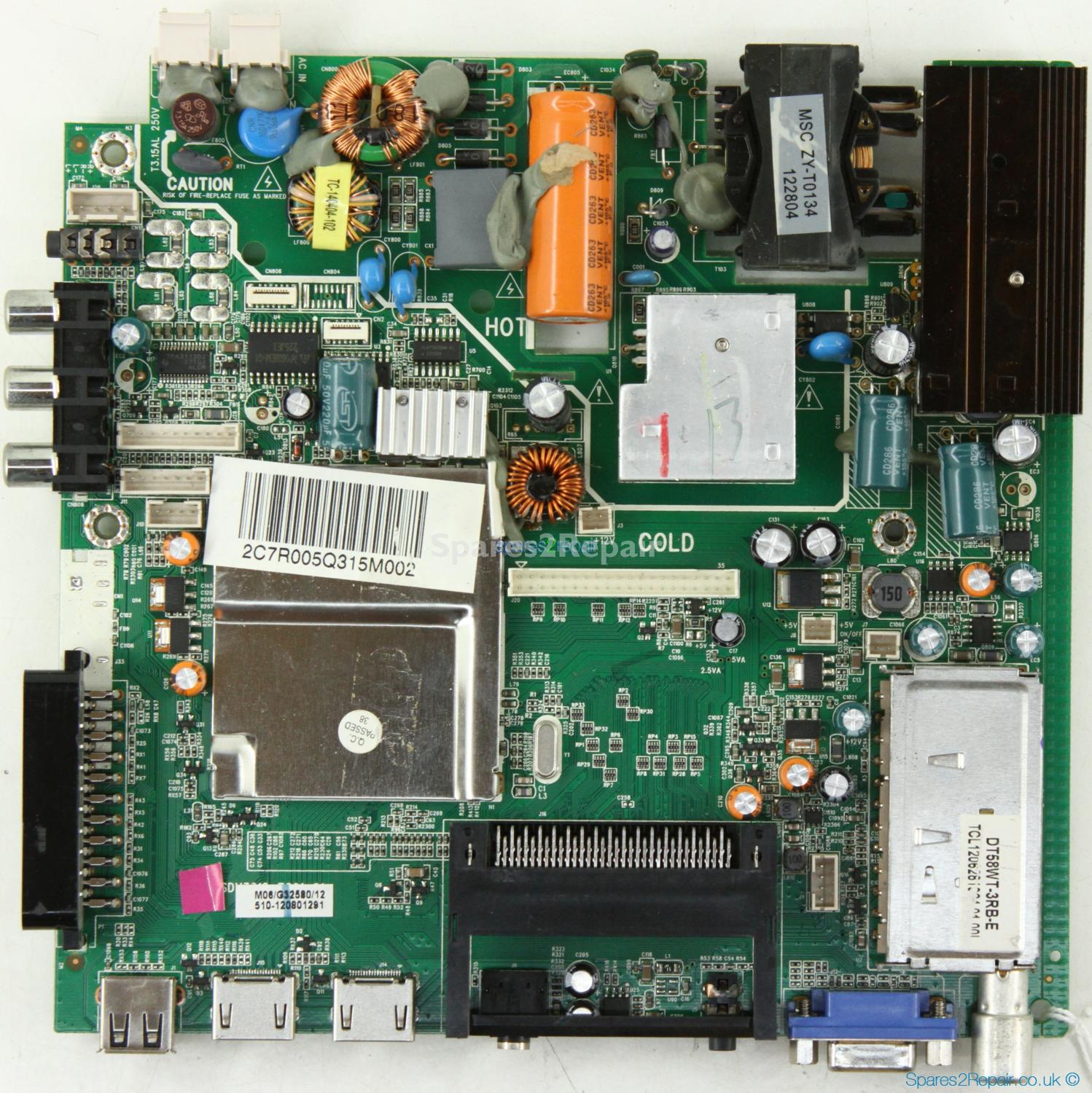 Logik L32HE12 - Main Board - MSDV3218-ZC01-01 - M06/G32580/12