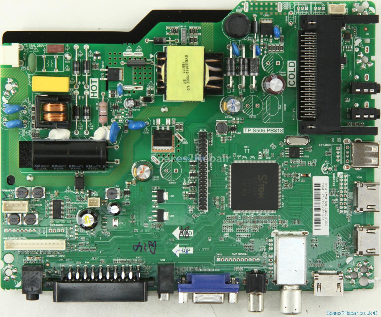 Logik L32HE17 - Main Board - A17114532 - 2010036319 - TP.S506.PB818