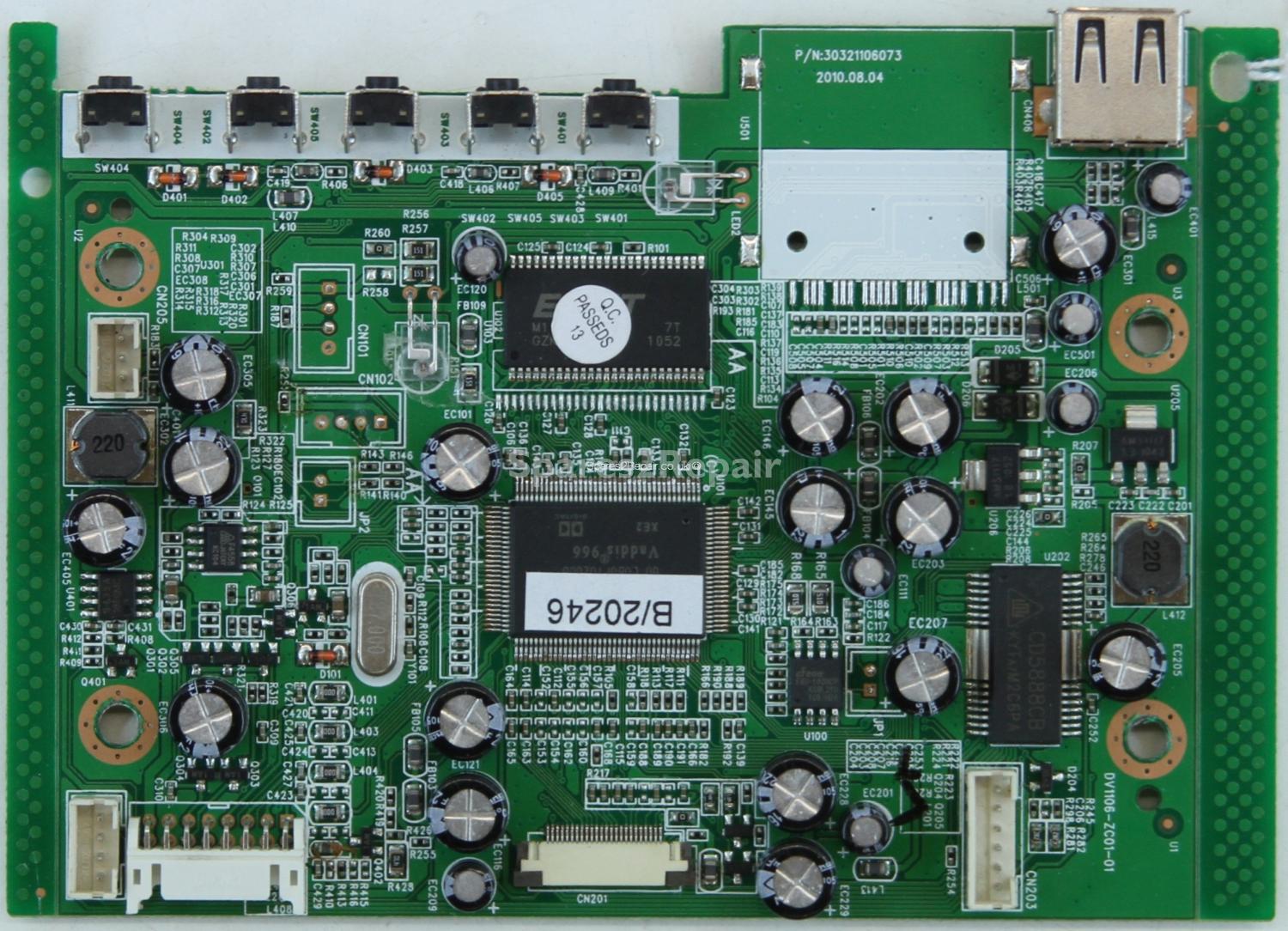 Logik L22DVDB11 - Button & USB Board - 30321106073