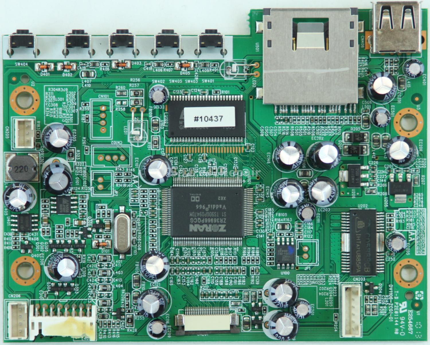 Logik L22DVDB20 - Board - P2E01144 A0 - DV1106-ZC01