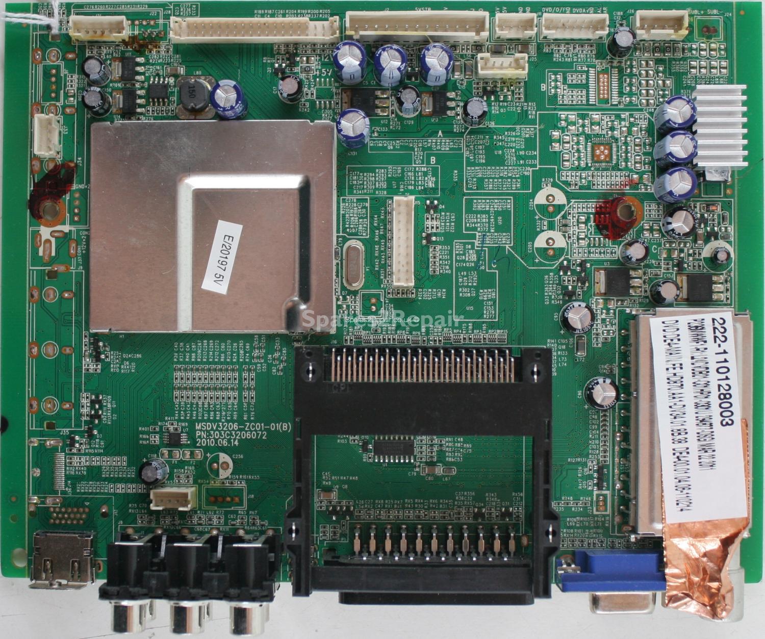 Logik L24DVDB21 - Main AV - 303C3206072 - MSDV3206-ZC01-01(B)