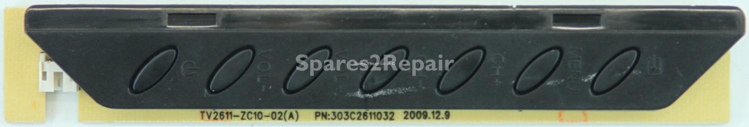 Logik L26DVDB10 - Buttons - TV2611-ZC10-02(A) - 303C2611032