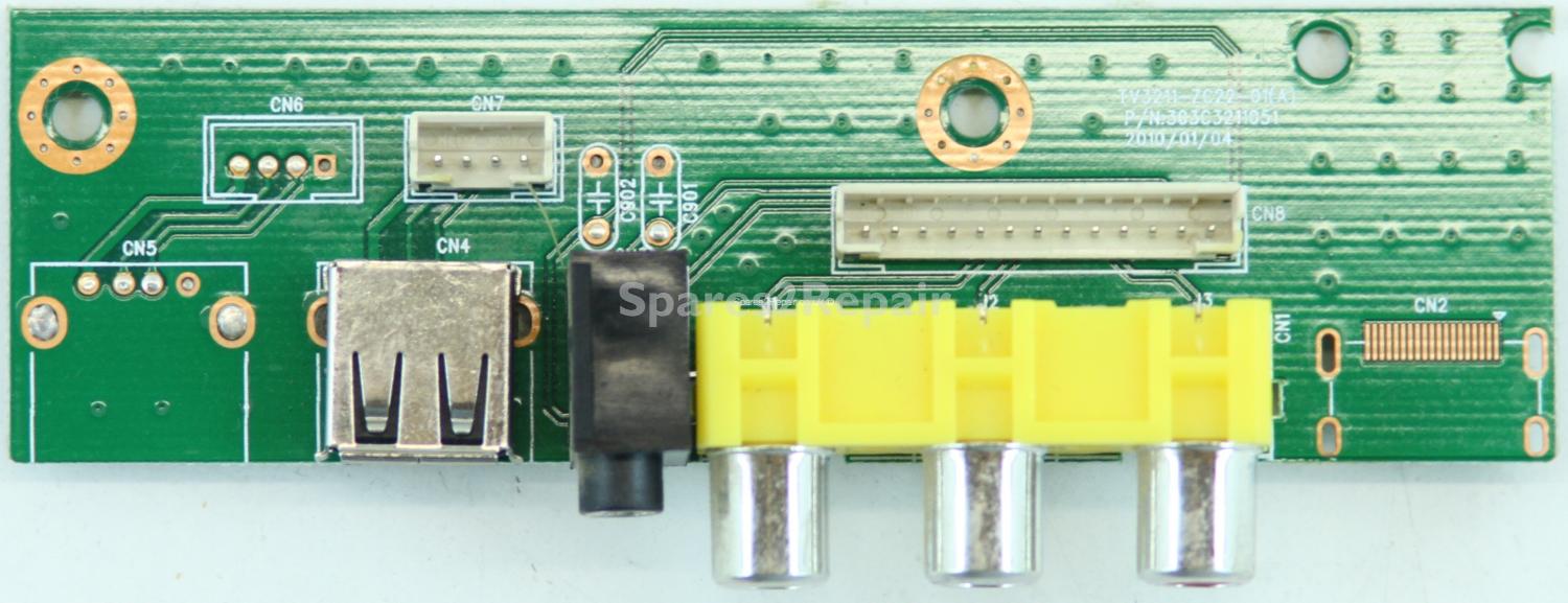 Logik L26DVDB10 - Side AV - TV3211-ZC22-01(A) - 303C3211051