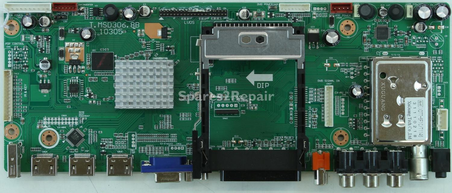 Logik L26DVDB11 - Main AV - T.MSD306.8B - 10305 - T260H1-P03-C01