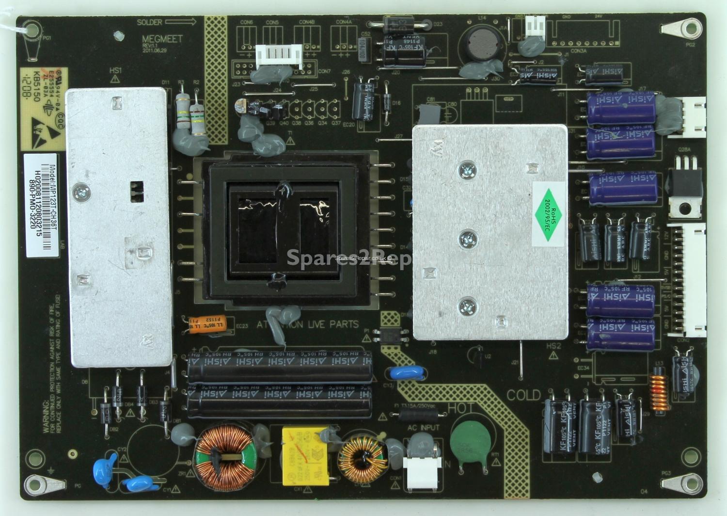 Logik L32HED12 - PSU - MP123T-CH36T - 890-PM0-3220 - REV:1.1