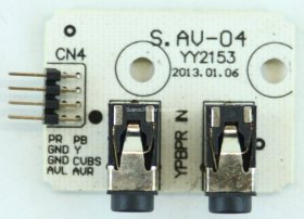Logik L32HED13 - Audio Jack - S.AV-04 - YY2153
