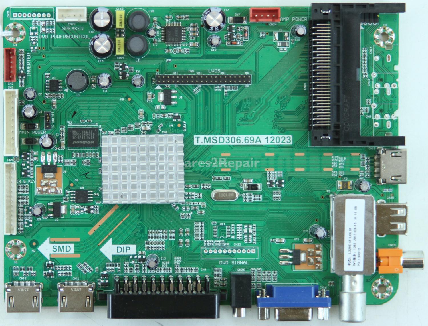 Logik L32HED13 - Main AV - T.MSD306.69A - 12023 - T320XVN01