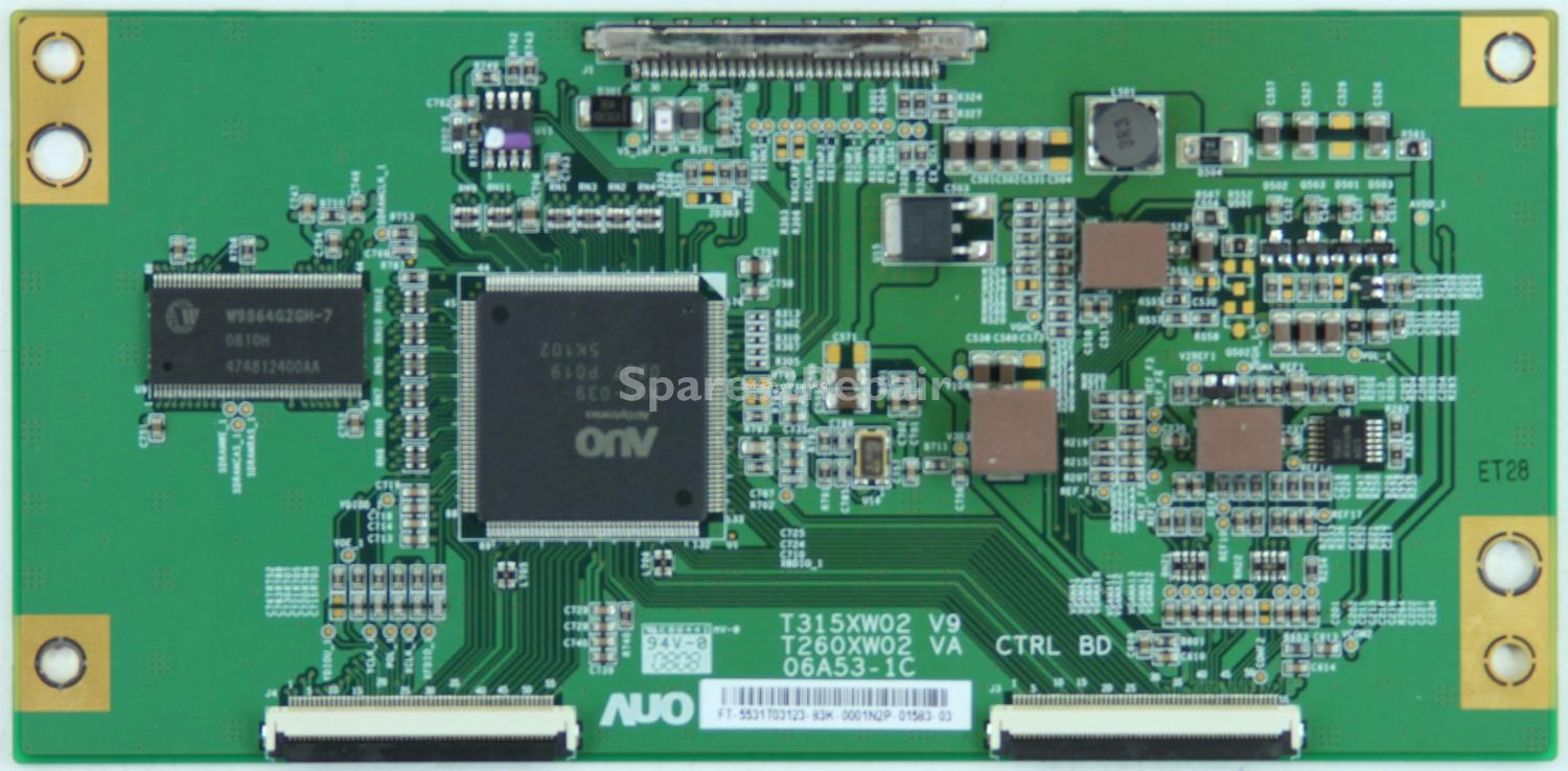 Logik L32LW738 - T-Con - 06A53-1C - 55.31T03.123 - T260XW02 VA CTRL BD