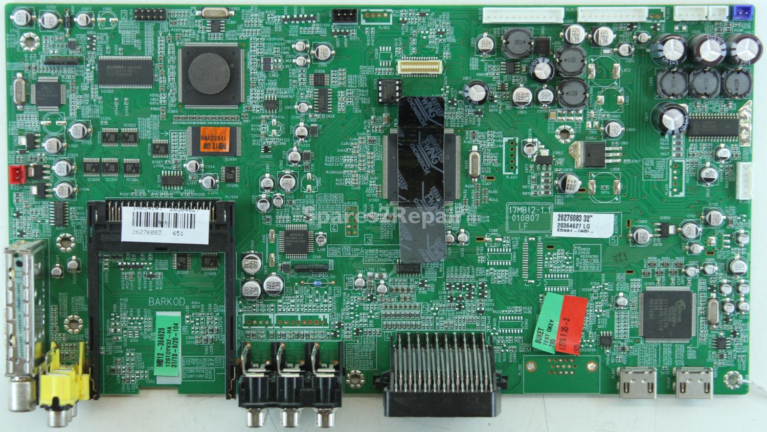 Logik LOG32LW782 - Main AV - 17MB12-1.1 - 010807 - 20364627