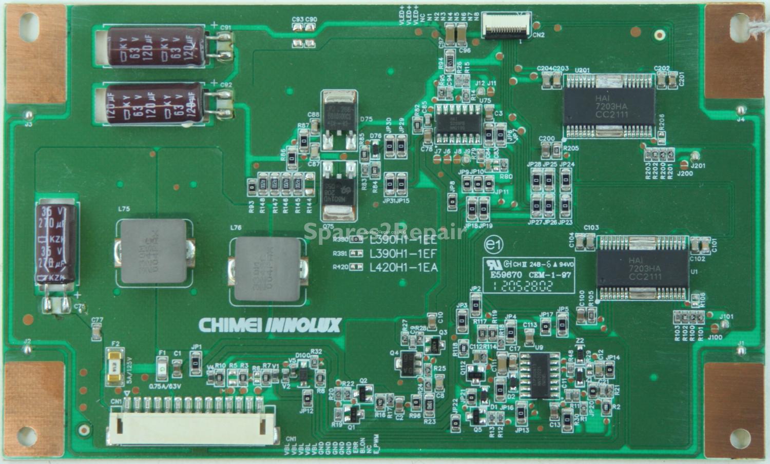 Panasonic TX-L39EM5B - LED Driver Board - 27-D077200 - L390H1-1EE-C112B - L390H1-1EE