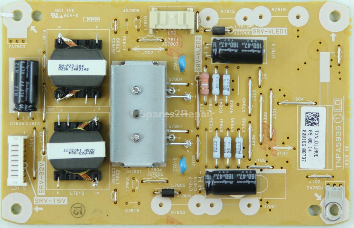 Panasonic TX-42AS500B - LED Driver Board - TXNLD1JAVE - TNPA5935 1 LD