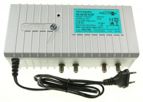 Polytron Indoor Amplifier - Ha 40125 N A- P Catv Distribution Amplifier 40 Db, 125 Dbµv, 230 V~, Variabl