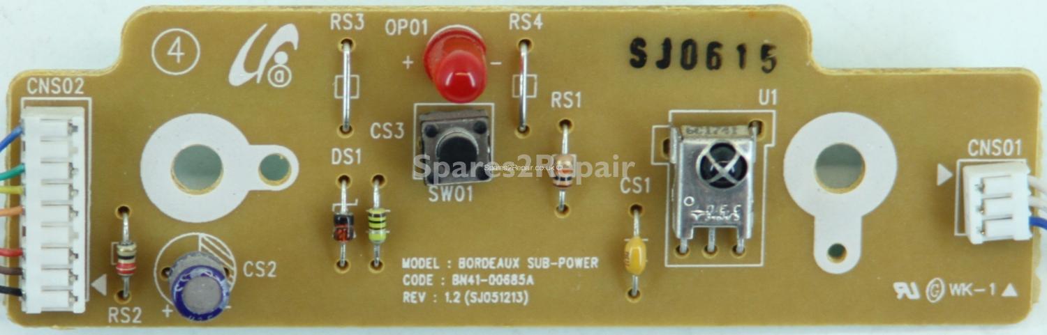Samsung LE26R73BD - IR - BN41-00685A - Bordeaux Sub-Power - Rev 1.2 - SJ051213