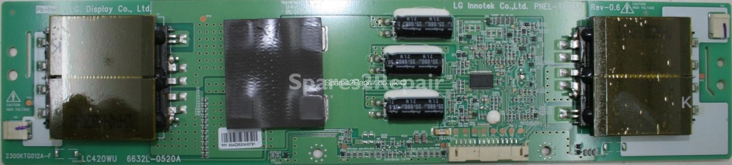 Sanyo CE42FD47-B - Inverter - 6632L-0520A - 2300KTG012A-F - LC420WU - PNEL-T805A Rev-0.6