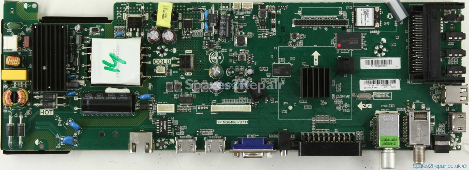Sharp LC-43CFG6452K - Main AV - B16117722 - TP.MS6486.PB711 - LC430DUY-SHA1