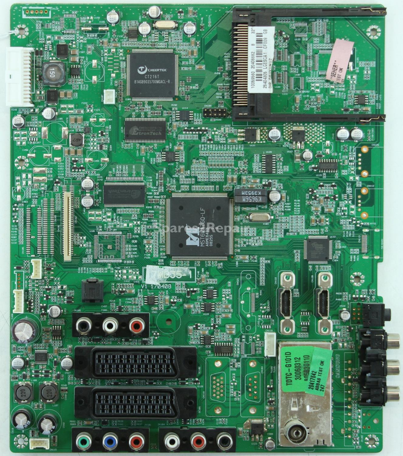 Techwood 32832 HD DIGITAL - Main AV - 17MB35-1 V1 170408 - 20406682