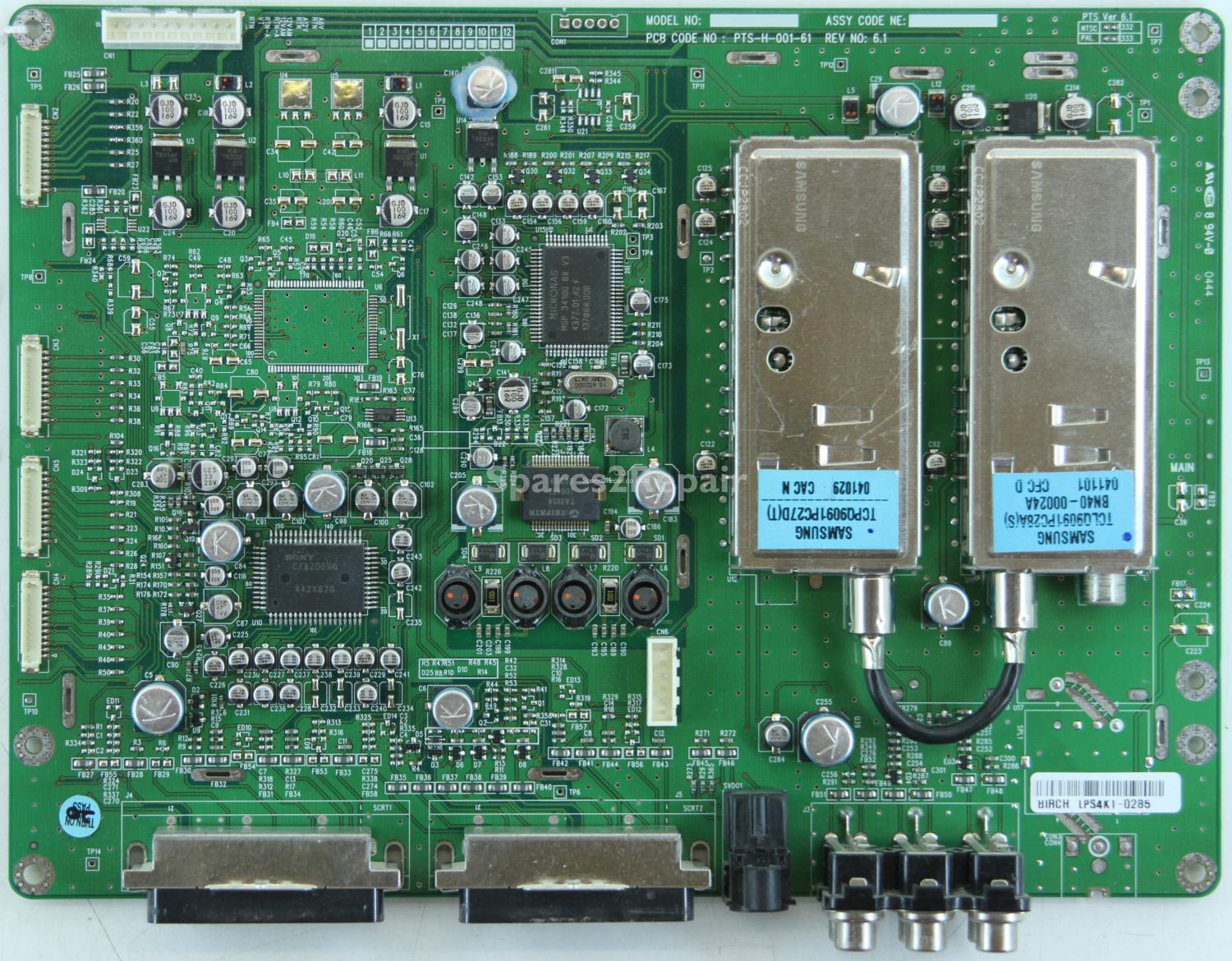 Tevion GTV-2702 - Main AV - LPS4K1-0285 - PTS-H-001-61 - REV: 6.1