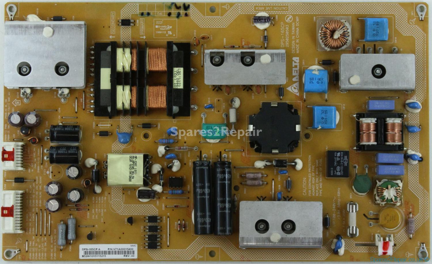 Toshiba 32SL753 - PSU - DPS-165CP - 2950250503 - V71A00015400 - REV.:00