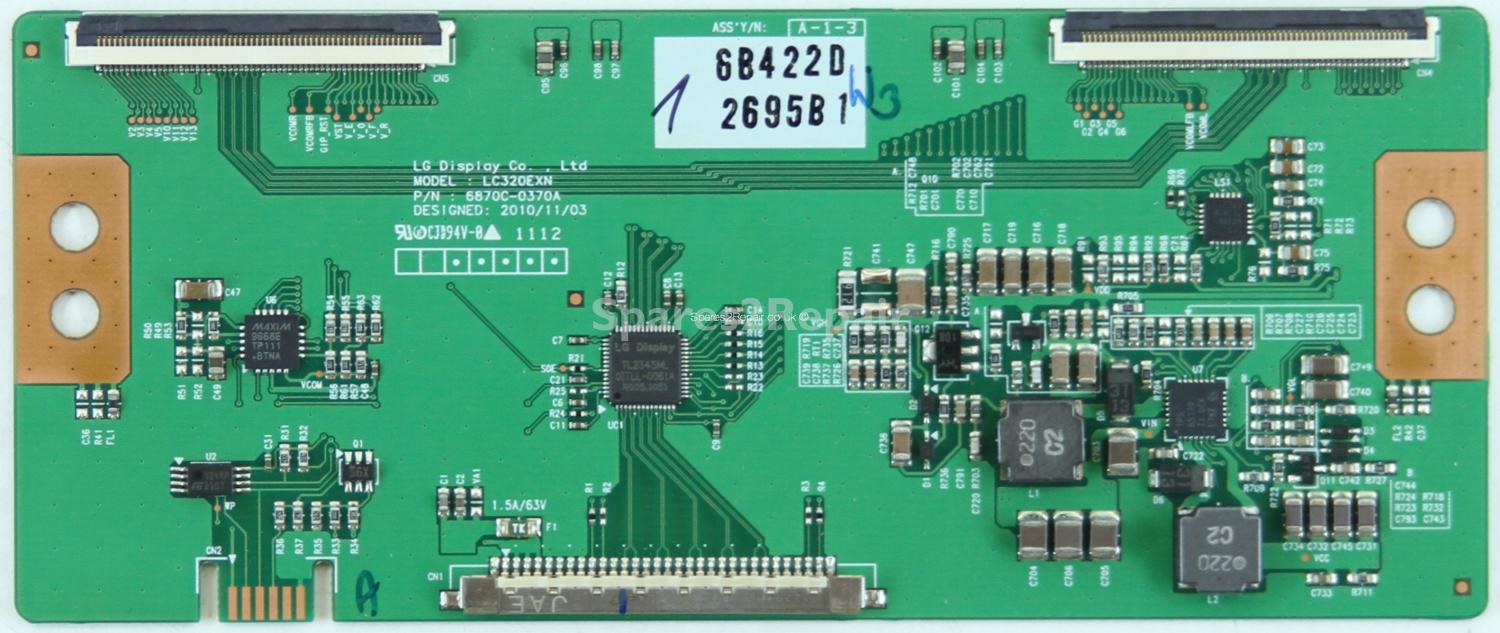 Toshiba 32EL833B - T-Con - 6871L-2695B - 6870C-0370A - LC320EXN