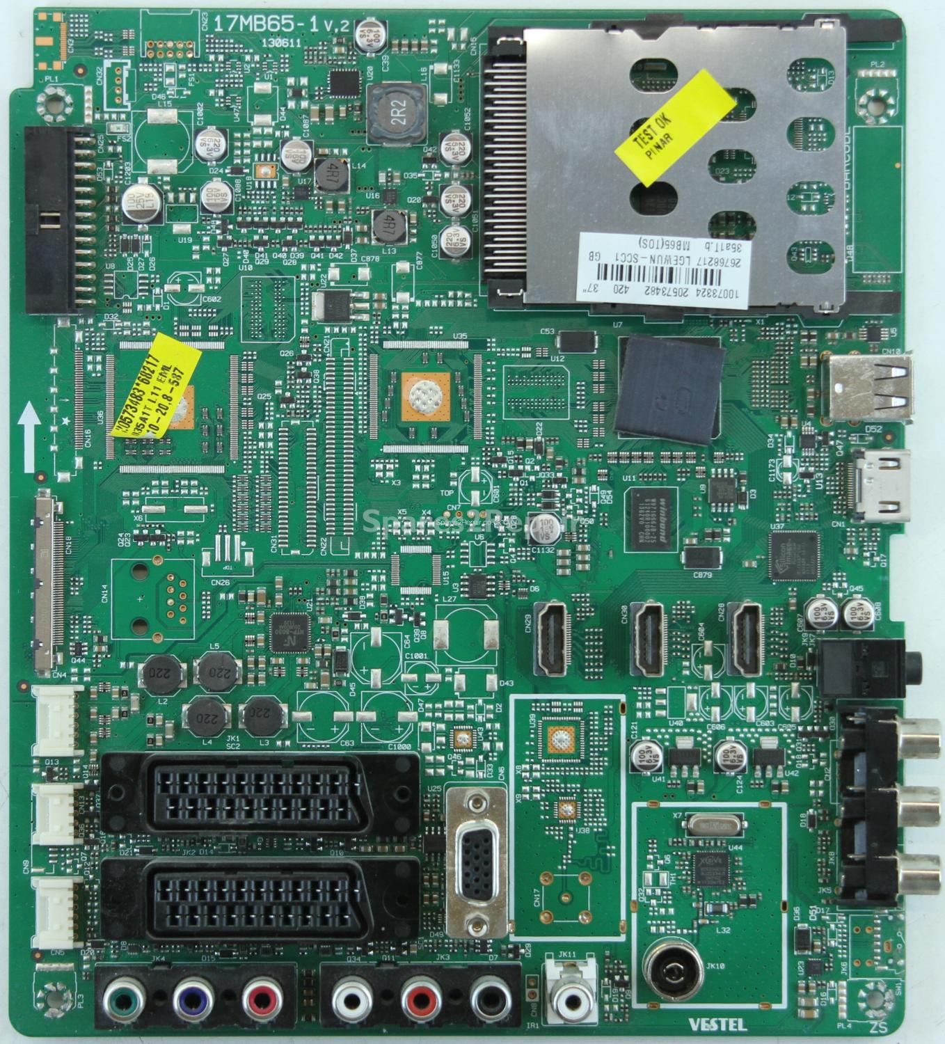 Toshiba 37BV701B - Main AV - 20573482 - 17MB65-1 V.2 - 130611