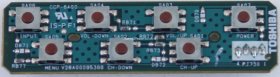 Toshiba 40LV665D - Buttons - V28A00095300 - PE0720 A - V28A00095001