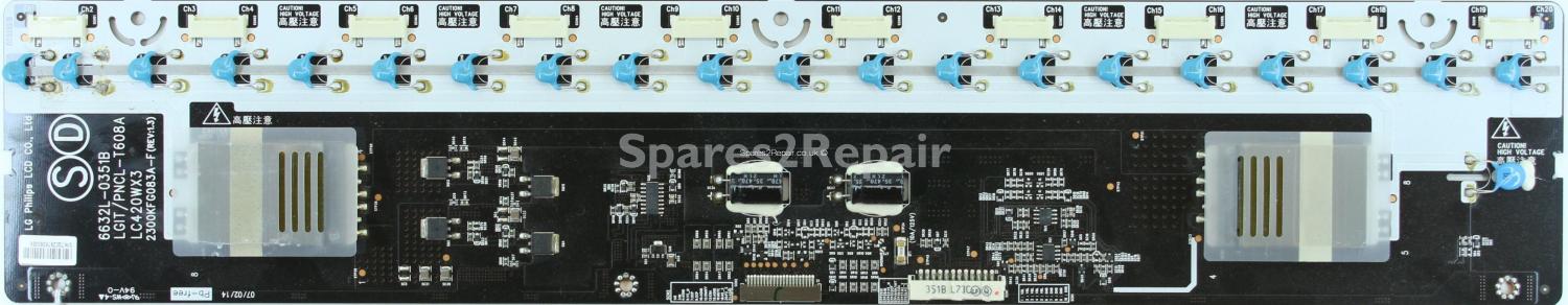 Toshiba 42C3030D - Inverter S D - 6632L-0351B - LGIT/PNCL-T608A - LC420WX3 - 2300KFG083A-F - REV:1.3